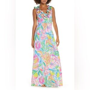 Lilly Pulitzer Leena Maxi Dress in Fiesta Bamba